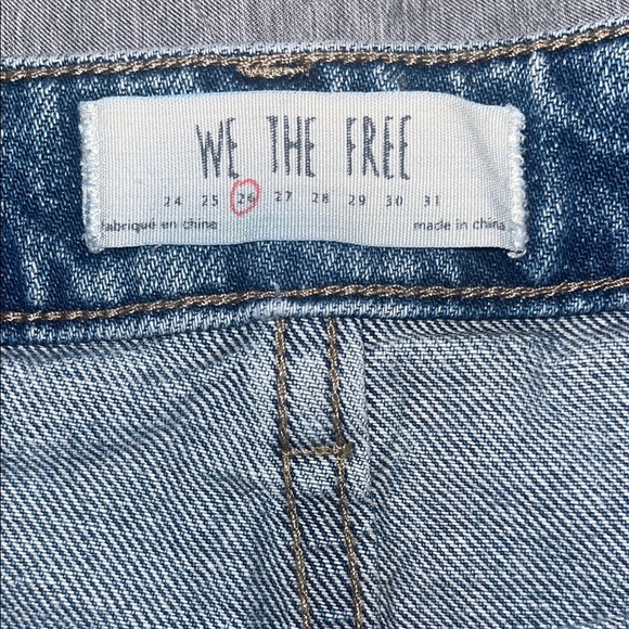 Free People size 26 Denim Blue Women's Skirt - Picture 5 of 11